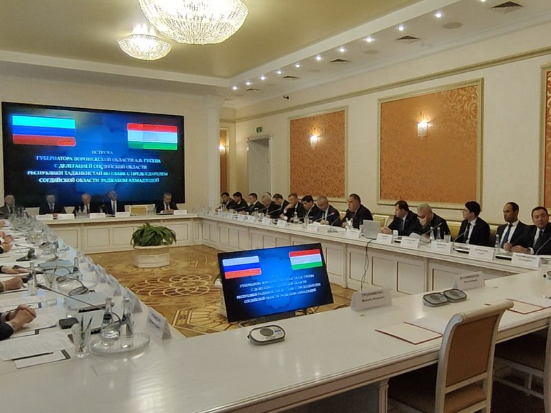 Воронежская область расширяет сотрудничество с Таджикистаном