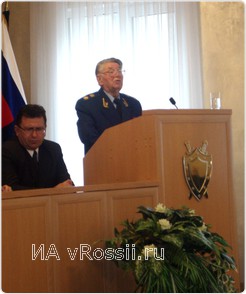 Выступление государственного советника юстиции Александра Сухарева