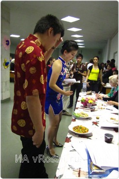 Презентация блюд от команды Китая, ВГПУ