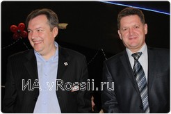 Режиссер Алексей Феоктистов и бывший майор курской милиции Михаил Колаев.