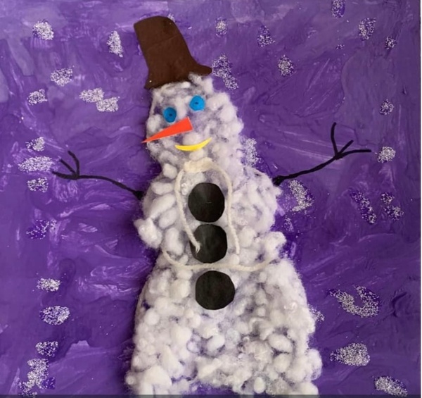 Снеговик спешит на елку