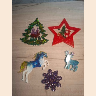 Сказочные украшения для елочки