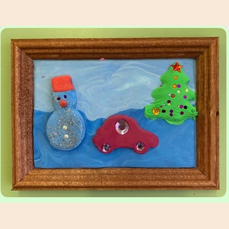 Картина для Деда Мороза