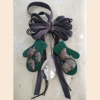 Новогодняя игрушка "Волшебные варежки"