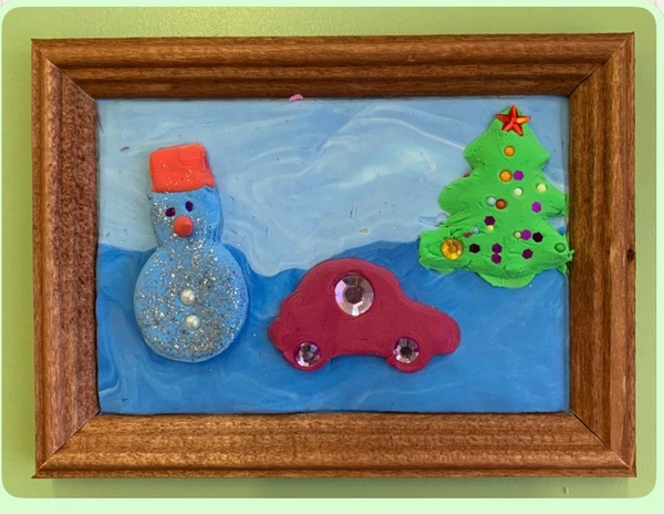 Картина для Деда Мороза