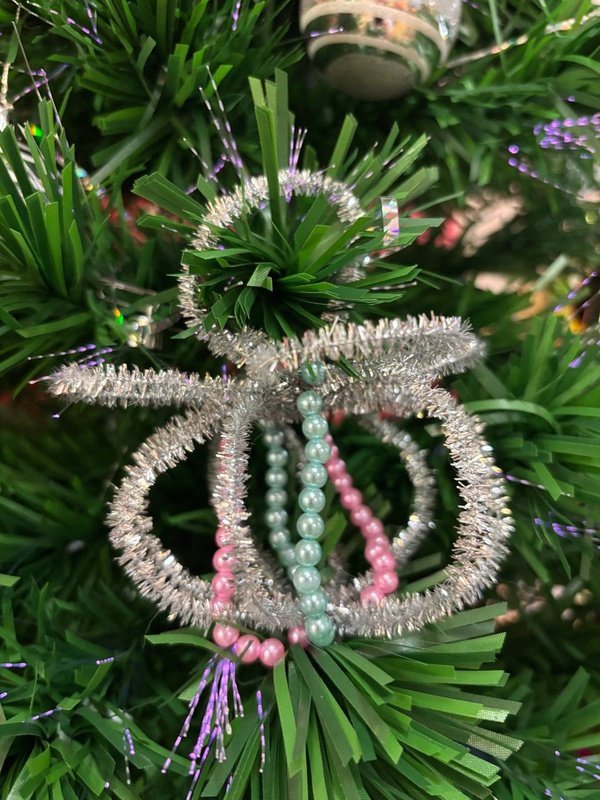 Шар-снежинка