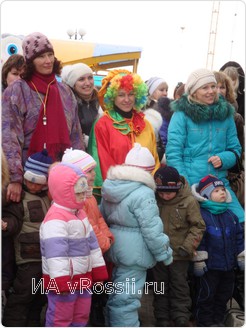 Для воспитанников на время открытия была организованна развлекательная программа 